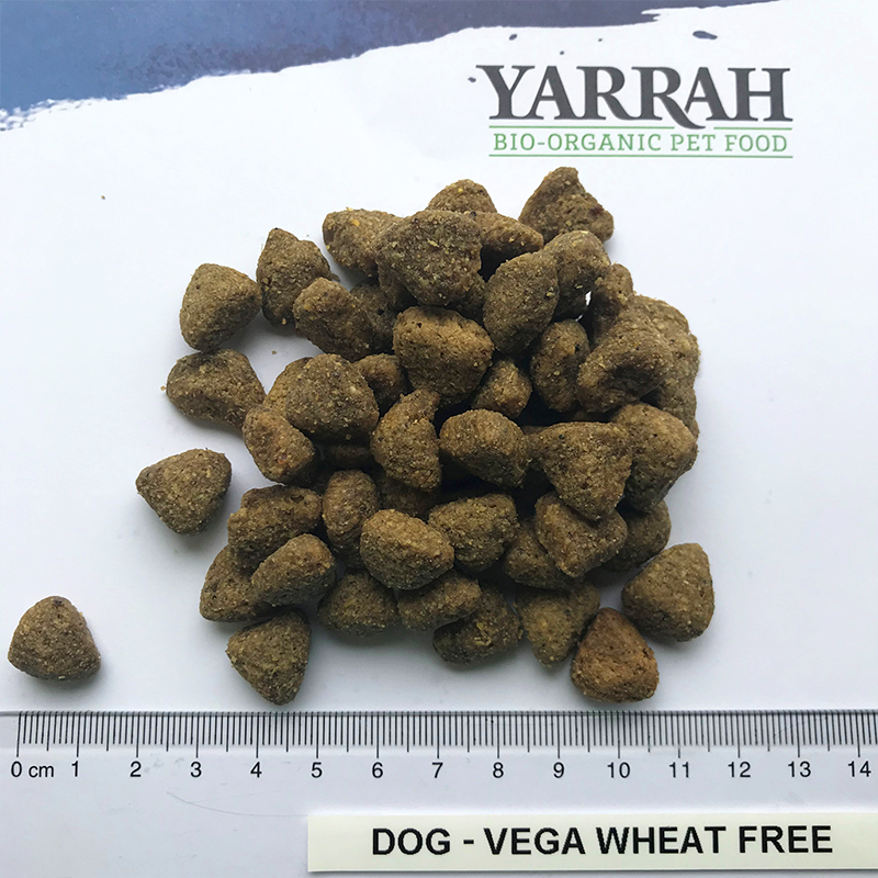 Yarrah Organic Wheat Free Dry Vegan Dog Food Texture